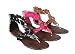 Refresh LEAH-07 Women's Flat Bottom Thong Sandal with Cross Inter Woven Bands Upper