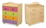 Room Magic Natural 5 Drawer Chest, Magic Garden
