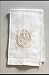 Set of 6 Meandering Vines Embroidered Guest Towel - O