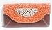 Dobby Wallet in Orange Leopard pleather