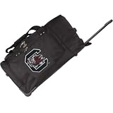 Denco Sports Luggage University of South Carolina 27" Rolling Duffel (Black)