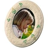 Belleek Shamrock 3-Inch by 5-Inch Oval  Frame