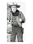 William S. Hart. Cowboy Actor of the Silent Movies Art Giclee Poster Print by Jack Keay, 18x24