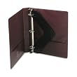 Wilson Jones Heavy-Duty Locking No-Gap D-Ring Binder with Label Holder, 1-Inch Capacity, Burgundy (384-14C)