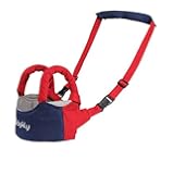 Mixmax Handheld Baby Walker Toddler Walking Wings Walking Helper Safety Harnesses Learning Assistant (blue)