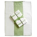 Tadpoles Basics Green Gingham Burping Cloths - 3-pk.