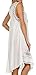 Sakkas 1051 Everyday Essentials Caftan Tank Dress / Cover Up - White / Black- One Size