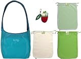 Eco Friendly Reusable Produce Bags and Shopping Tote Set (Produce Kit, Blue Sling) 41etE2NwFVL. SL160 Eco Friendly Reusable Produce Bags and Shopping Tote Set (Produce Kit, Blue Sling)