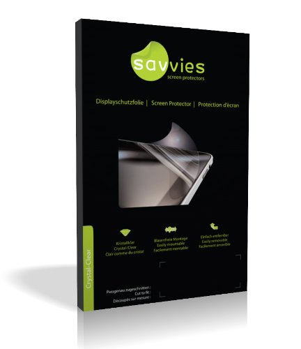 Savvies screen protector Crystal-Clear for Garmin eTrex Legend HCx
