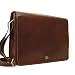 CENTRO – Leather Messenger Bag with Handle