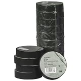 Buy 10 Pack 3M 49656 3 4 x 60' Tartan Black Vinyl Electrical Tape (1710) by Tartan