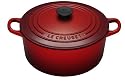 Le Creuset ココット・ロンド 22cm チェリーレッド