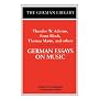 German Essays on Music (German Library)