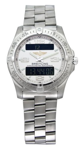 Breitling Men's E7936210-G6-130E Professional Aerospace Chronotimer Stainless Steel Watch