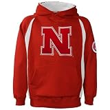 Nebraska Cornhuskers Scarlet Youth Class Act Big Logo Hoody Sweatshirt