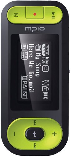 【アウトレット】MPIO MP3メモリープレーヤー ML300-2GL Lime