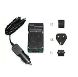Camera Battery Charger for Sony Cyber-shots - Compatible with NP-BG1, NP-FG1, NPBG1 NPFG1 for DSC-W30, DSC-W35, DSC-W40, DSC-W50, DSC-W55, DSC-W55/B, DSC-W55/L, DSC-W55/P, DSC-W55DBL, DSC-W70, DSC-W80, DSC-W80/B, DSC-W80/P, DSC-W80/W, DSC-W80HDPR, DSC-W90, DSC-W90/B, DSC-W100, DSC-W110, DSC-W115, DSC-W120, DSC-W125, DSC-W130, DSC-W150, DSC-W170, DSC-W100/B, DSC-W200, DSC-W210 - AAA Products - 12 Month Warranty