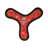 Tuffy`s Dog Toys Ultimate Bowmerang Red Paws Chew Toy