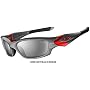 OAKLEY DUCATI STRAIGHT JACKET Sunglasses BLACK IRIDIUM / DARK GREY DUCATI RED 12790