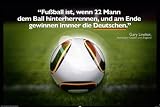 Empire 333469 Fu&szlig;ball ist Fun Spr&uuml;che Poster Plakat - 91.5 x 61 cm