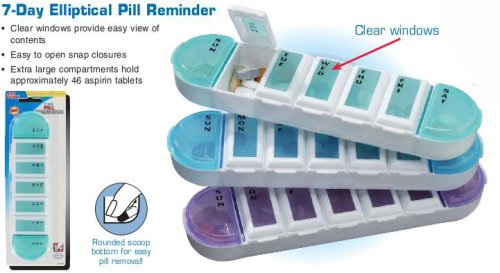 Ezy Dose 7 Day Elliptical Pill Reminder