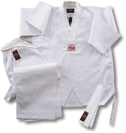 MAR Taekwondo Uniform White (P/C) 0/130One Colour