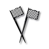 Picks Pl, Blk/Wh Check - 144 Count