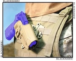 BLACKHAWK! S.T.R.I.K.E. CQC Platform with Serpa Holster for Beretta, Olive Drab, Right Hand