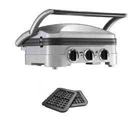Cuisinart - P0484E - Plan de Cuisson GR4NE + Plaques Gaufres GR030E