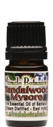 Sandalwood Mysore Essential Oil - 100% Santalum Album (Mysore, India) 5ml