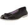 Timberland Women's Benin Ballerina Flat,Black Patent,7 M US