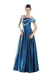 Charmeuse/Silk Beaded Evening Dress 