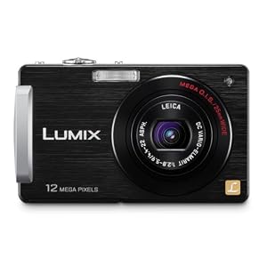 Panasonic Lumix DMC-FX580 12MP Digital Camera with 5x MEGA Optical Image Stabilized Zoom and 3 inch LCD (Black)