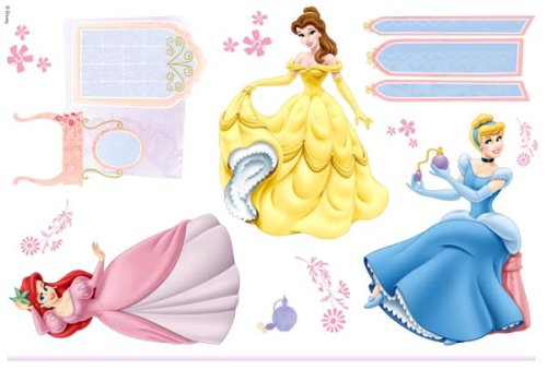 Disney Princess Murals / Super Jumbo Wall Appliques Stickers