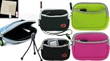 3n1 Combo Kit - Mini Neoprene Sleeve Case Olympus Stylus Digital Camera (Olympus Stylus Digital Camera NOT included)