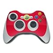 Red Loops Design Skin Decal Sticker for the Xbox 360 Controller