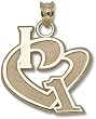 Driver Number "I Heart 1" 3/4" Charm/Pendant -14K/10K, Stainless Steel or Gold Plated