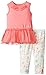 Calvin Klein Baby-Girls Infant Coral Tunic with Printed Legging