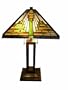 Tiffany-style Mission Table Lamp
