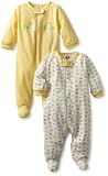 Gerber Unisex-Baby  2 Pack Sleep N Play Zip Front Ducks