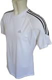 Mens Adidas Clima365 Response running short sleeve T Shirt White/Black