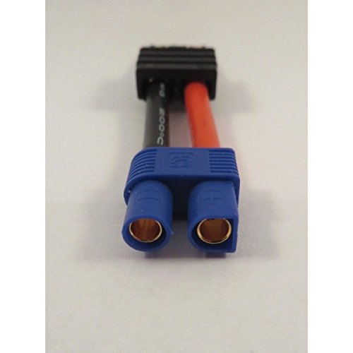 (Ship from USA) EC3 Female to Traxxas Style Male connector/adpater 12 Gauge Wire FREE USA SHIP