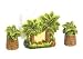 PALM TREE 3-D Table Set w/S & P *NEW*