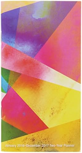 Jan 2016-Dec 2017 Two-Year Monthly Planner, Two Year Calendar, 4" by 7"