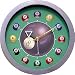 Pool Billiard Sports Game Room Wall Clock
