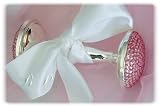 Baby Posh, LLC. - Baby Keepsake Baby Rattle with Swarovski   Crystals (Pink)