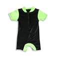 Backflips - Girls Wetsuit, Black, Lime