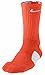 Men's Nike Dri Fit Elite Socks Large Team Orange/White Size Large
