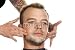 Wallmonkeys Peel and Stick Wall Decals - Spa Facial Conditioner on Young Man - Removable Graphic