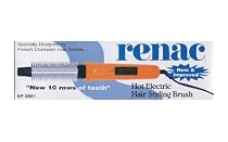 Renac Hot Electric Hair Styling Brush Iron * "New 10 Rows Of Metal Teeth"